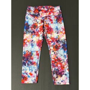 Athleta Hypersonic Sonar Ember Orange Leggings, Size M